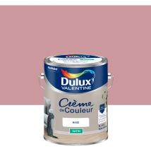Peinture Crème De Couleur Satin Vieux Rose 5L Dulux Valentine