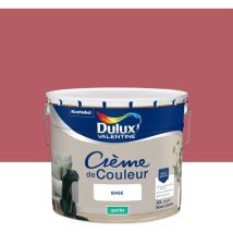Peinture Crème De Couleur Satin Grès Rose 10L Dulux Valentine