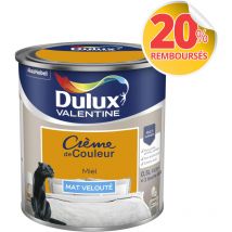 Peinture Crème De Couleur Mat Miel 0,5 l Dulux Valentine