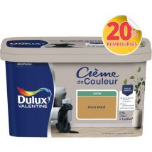 Peinture Crème De Couleur Satin Ocre Doré 2,5 l Dulux Valentine