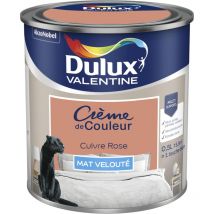Peinture Crème De Couleur Mat Cuivre Rose 0,5 l Dulux Valentine