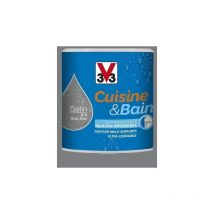Peinture Cuisine & Bain V33 Gris zinc n°6 0,5 l