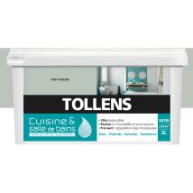 Tollens - Peinture Cuisine Et Salle De Bain - Ultra Résistante Pour Murs, Boiseries, Radiateurs - Vert Tendre - 2L = 24m2
