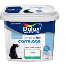 Peinture De Rénovation Simple & Deco Carrelage Satin Blanc 0,5 l Dulux Valentine