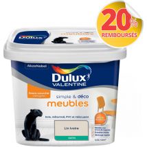 Peinture De Rénovation Simple & Deco Meubles Satin Lin Ivoire 0,5 l Dulux Valentine