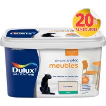 Dulux Valentine - Peinture De Rénovation Simple & Deco Meubles Satin Lin Ivoire 2 l