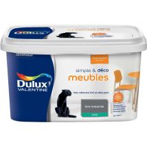 Dulux Valentine - Peinture De Rénovation Simple & Deco Meubles Satin Gris Industriel 2 l