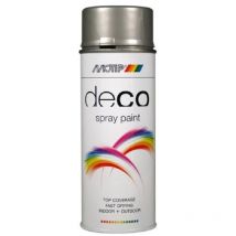 Peinture Deco Ral9006 Alu aluminium blanc Brillant Spray 400ml Motip