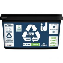Peinture eco grand blanc 5L satin Id Paris
