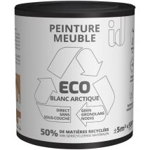 Peinture eco pour boiseries et meubles - blanc arctique 500ml Id Paris