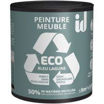 Peinture eco pour boiseries et meubles - bleu lagune 500ml Id Paris