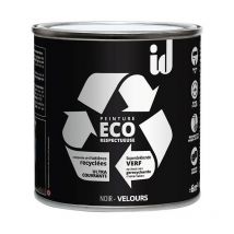 Peinture eco respectueuse velours noir 500ML Id Paris