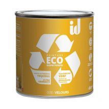 PEINTURE ECO RESPECTUEUSE VELOURS OCRE 500ML - ID Paris