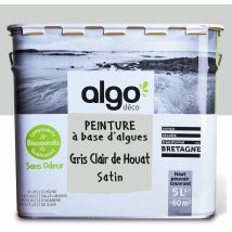 Algo - Peinture Écologique Satin - Gris Clair De Houat - 5l