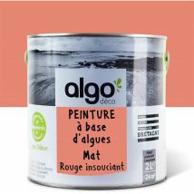 Peinture Écologique Algo - Rouge Insouciant - 2l / Mat