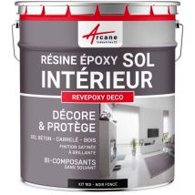 Arcane Industries - Peinture Sol - Résine Epoxy : Peinture pour Sol salon, cuisine, salle de bains - Effet Miroir - revepoxy deco - 1 kg (jusqu'à 5