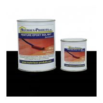 Matpro - Peinture époxy sol et mur Mat - 5 Kg Noir