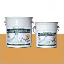 Peinture étanche & élastique pour protection façade - 2.5 Kg Ocre Matpro