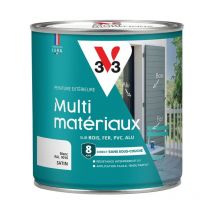 Peinture extérieure Multi-matériaux V33 Blanc ral 9016 Satin 0,5L