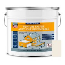 Peinture façade Procom crépi, façade à relief, imperméabilisation et protection des façades - Durable jusqu'à 10 ans f1ece1 10 litres