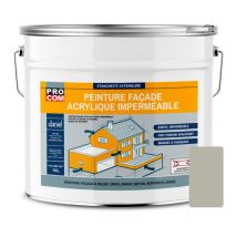 Peinture façade Procom crépi, façade à relief, imperméabilisation et protection des façades - Durable jusqu'à 10 ans b7b3a8 10 litres