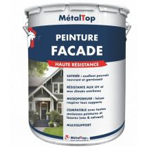 Peinture Facade - Pot 1 l - 8015 - Marron Metaltop