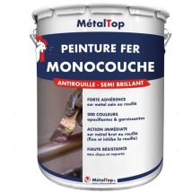 Peinture Fer Monocouche - Pot 15 L - 4006 - Pourpre signalisation - Metaltop