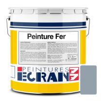 Peinture fer professionnelle, satin, peinture opacifiante, sans odeur, antirouille, protège, décore intérieur, extérieur ECRAN77 94A1AA 5 litres