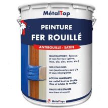 Metaltop - Peinture Fer Rouille - Pot 5 l - 1014 - Ivoire