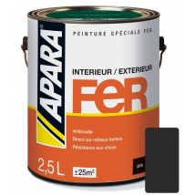 Peinture Fer Satin Apara 2E2B2C 2.5 litres