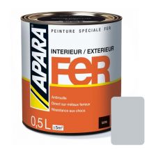 Peinture Fer Satin Apara C1C7CA 0.5 litre