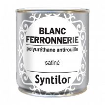 Syntilor - Peinture ferronnerie extérieur Polyuréthane blanc mat 0.375 l