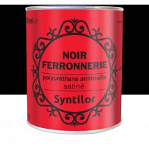 Peinture ferronnerie extérieur noir, 0.25 l - Syntilor