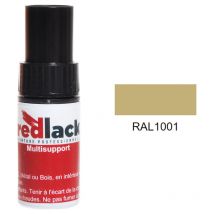 Peinture flacon retouche ral 1001 Mat multisupport Redlack