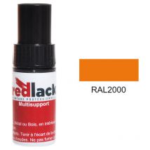 Peinture flacon retouche ral 2000 Mat multisupport Redlack