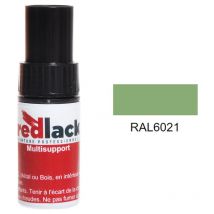 Peinture flacon retouche ral 6021 Satiné multisupport Redlack