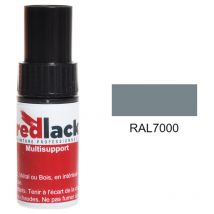 Peinture flacon retouche ral 7000 Brillant multisupport Redlack
