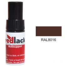 Peinture flacon retouche ral 8016 Brillant multisupport Redlack