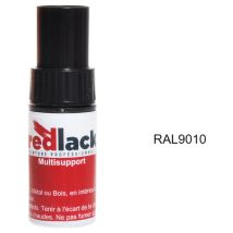 Peinture flacon retouche ral 9010 Mat multisupport Redlack