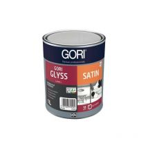Gori - Peinture glyss menuiserie intérieure et extérieure Satin Choisissez votre teinte: Peinture Blanche - Conditionnement: 1 Litre