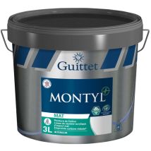 Guittet – Peinture multisupports cuisine et salle de bain – 3L – Famille de couleur, Aspect de finition