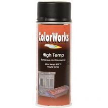 Peinture haute température aérosol 400ml h temp noir