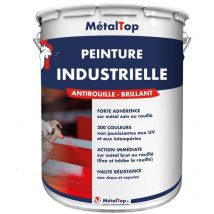 Metaltop - Peinture Industrielle - Pot 15 l - 1018 - Jaune zinc