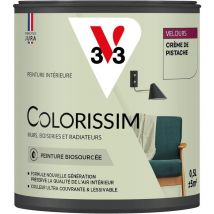 Peinture murale intérieure Colorissim V33 Crème de pistache Velours 0,5L