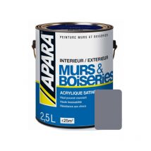 Peinture intérieure couleur, acrylique satinée 767984 2.5 litres