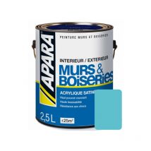 Peinture intérieure couleur, acrylique satinée 5EC0CC 2.5 litres