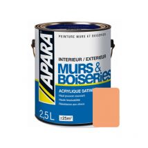 Peinture intérieure couleur, acrylique satinée F4A474 2.5 litres