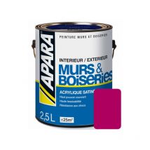 Peinture intérieure couleur, acrylique satinée AE005F 0.5 litre