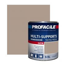 Peinture intérieure multi-supports, satin, murs, plafonds, boiseries, radiateurs, sans odeur, plusieurs teintes Profacile AC9B8D 0.5 litre