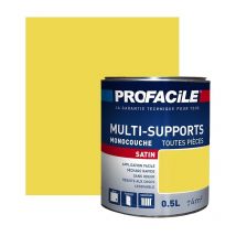 Peinture intérieure multi-supports, satin, murs, plafonds, boiseries, radiateurs, sans odeur, plusieurs teintes PROFACILE EED850 0.5 litre